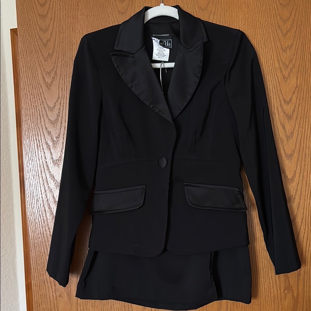 Black Women's Blazer and Skirt